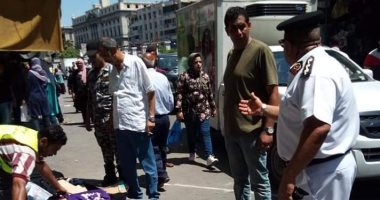 شرطة المرافق بالإسكندرية تشن حملة مكبرة لإزالة الإشغالات بالمنشية