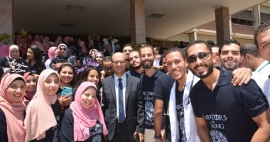 صور .. جامعة أسيوط تنظم يوم ترفيهى لطلاب كلية الطب