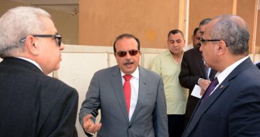 صور.. رئيس جامعة طنطا يتابع أعمال الصيانة بمنشأت كلية التجارة