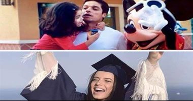 شاهد.. كيف احتفلت ابنة عامر منيب بتخرجها من الجامعة 