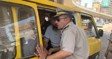صور.. حملات مرورية مكثفة لمتابعة تطبيق التعريفة الجديدة بالمحلة
