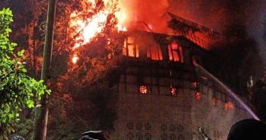 معاينة حريق كنيسة الأنبا بولا بحدائق القبة: ماس كهربائى السبب