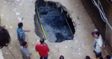 صور.. هبوط أرضى بالعجمى غرب الإسكندرية
