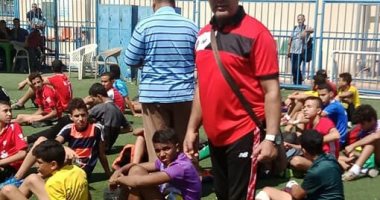 صور.. إقبال كثيف على اختبارات الناشئين بنادى النصر