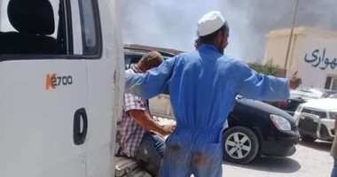 فيديو ..مقتل 3 فى تفجير انتحارى استهدف قيادات القوات الخاصة الليبية ببنغازى