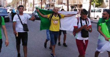 جماهير الجزائر تغزو شوارع السويس قبل مباراة كوت ديفوار