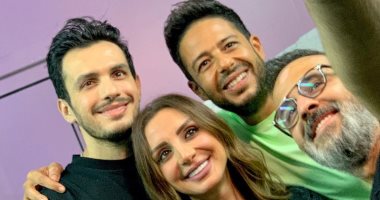 سيلفى يجمع أنغام وزوجها أحمد إبراهيم فى حفل حماقى فى السعودية