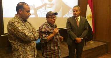 صور.. "قصر السينما" يحتفى بمحمد فوزى بحضور الفنان سمير صبرى