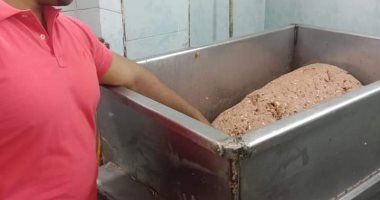 صور.. ضبط لحوم فاسدة فى إمبابة.. وحملة لرفع الإشغالات بالعمرانية