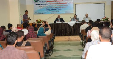وصول 28 طالب وطالبة من وفود الجامعات العربية لبرنامج التدريب بجامعة أسيوط