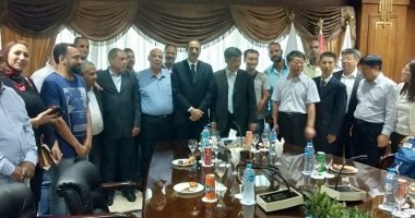 ميناء الإسكندرية يستضيف وفدا نقابيا من إتحاد شاندونج للنقابات العمالية بدولة الصين 