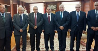 رئيس النيابة الإدارية يستقبل عميد كلية الحقوق فى جامعة القاهرة