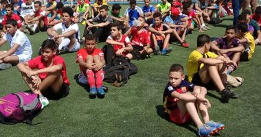 إقبال كبير على اختبارات نادى النصر لليوم الثانى.. صور