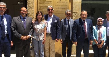 صور.. محافظ الإسكندرية يشهد احتفالية تدشين منزل جوهر الصقلى بجزيرة صقلية