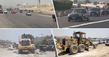 اعرف الطرق المغلقة وانت رايح شغلك.. إغلاق جزئى لمحور الأوتوستراد والدائرى بسبب ربط محطات كهرباء.. إنشاء محور ترعة الزمر لربط شمال وجنوب الجيزة يستغرق عاما.. أعمال رصف وتطوير شارع ترعة عبد العال بطول 3 كيلو