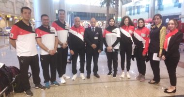 الفريق القومى لسلاح الشيش يغادر القاهرة للمشاركة فى بطولة العالم بالمجر