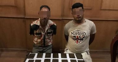 القبض على عاطلين وبحوزتهم كمية كبيرة من مخدر الحشيش في الغربية 