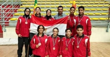 مصر تحصد 4 برونزيات ببطولة أفريقيا لناشئى الريشة الطائرة