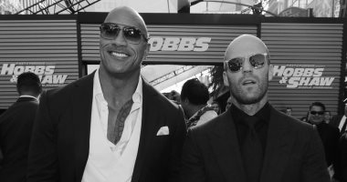 أصحاب أصحاب .. جايسون ستاثام وداوين جونسون فى افتتاحية Hobbs & Shaw