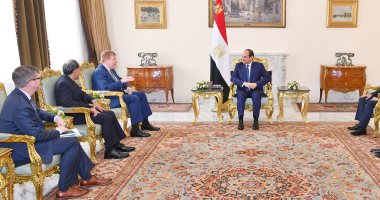 خلال استقباله نائب رئيس غرفة التجارة الأمريكية.. السيسى: نتطلع لتعظيم العلاقات الاقتصادية بين البلدين.. "بريليانت" يشيد بالتطورات الإيجابية للاقتصاد المصرى.. ويهنئ الرئيس بإطلاق منطقة التجارة الحرة الأفريقية