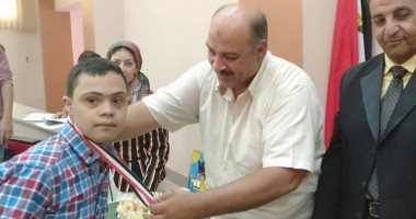 صور ..مديرية الغربية تكرم لاعبى الهدف للاحتياجات الخاصة 