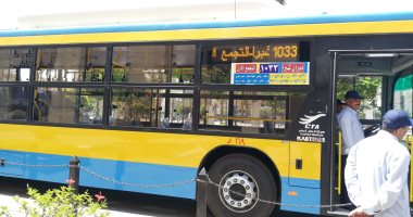 شاهد.. أتوبيسات هيئة النقل العام العاملة بالغاز الطبيعى