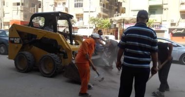 صور.. حملات نظافة ورفع الأتربة وصيانة الأعمدة بمدينة كفر الزيات فى الغربية