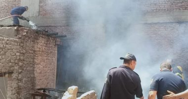 السيطرة على حريق بأسطح 4 منازل بحى غرب أسيوط