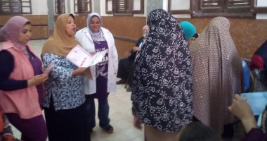  صور .. قافلة سكانية بعزبة برج العرب للكشف المجانى شرق الإسكندرية