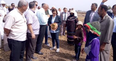 صور.. نائب وزير الزراعة: إقامة مصنع ثلج بمزرعة الزاوية السمكية فى كفر الشيخ