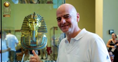 انفانتينو رئيس فيفا يزور المتحف المصري.. صور