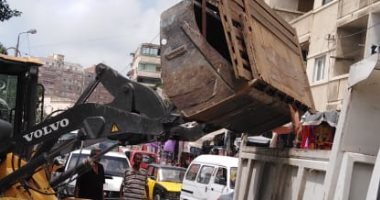 صور حملات ازالة فى " باب سدرة" غرب الاسكندرية