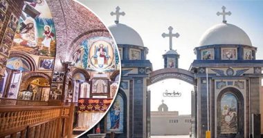 وديعًا كالحمام ولا يخطئ بالكلام.. آلاف الأقباط فى رحلات لوادى النطرون يطلبون بركة الأنبا بيشوى فى عيده.. البركة تفوح من مغارته الأثرية بدير السريان.. وصلوات مستمرة بديره طلبًا لشفاعته