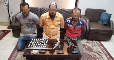 صور.. ضبط 19 قضية مخدرات فى حملة أمنية بالمحلة