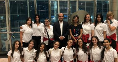 منتخب مصر للجمباز الإيقاعى يطير إلى موسكو للمشاركة فى بطولة العالم