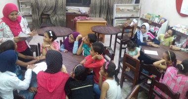 صور.. ورش موسيقى وفنون تشكيلية فى قصر ثقافة أحمد بهاء الدين للطفل
