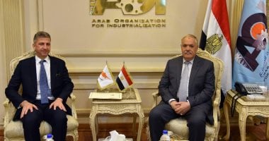 رئيس العربية للتصنيع يستقبل السفير القبرصى.. ويؤكد: مشروعات مشتركة قريبا