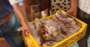 ضبط نصف طن لحوم غير صالحة للاستخدام الآدمى وتحرير 5 محاضر للمخالفين بشبرا الخيمة