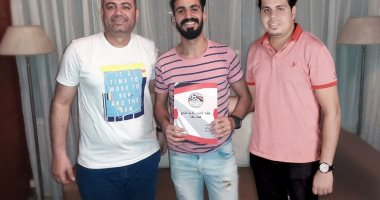 صور .. طهطا يضم سيف ربيع مهاجم فريق كوكاكولا