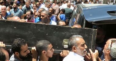 تشيع جنازة شقيق التوأم حسام وابراهيم حسن من مسجد المراغى بحلوان