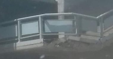 اضبط مخالفة.... شروخ فى كوبرى دمياط العلوى.. والطرق : تم إخطار قطاع الكبارى 