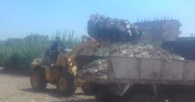 رفع 23 طن قمامة فى حملة مكبرة بالوحدة المحلية ببرهيم فى المنوفية