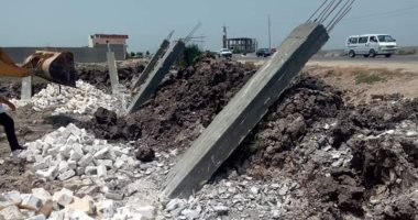 صور.. إزالة 348 حالة إشغال وتعدى على الأراضى الزراعية بالبحيرة