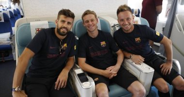 برشلونة يتوجه لليابان استعداد للدورى الإسبانى.. صور وفيديو