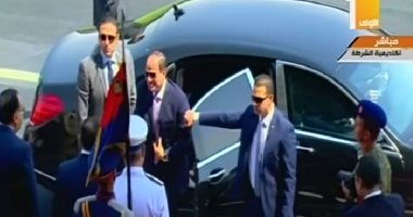 الرئيس السيسى يصل أكاديمية الشرطة لحضور حفل تخرج دفعة جديدة من طلابها