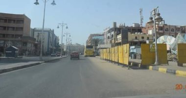 تطوير شارع الشيراتون فى الغردقة " صور "