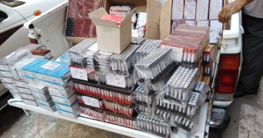 ضبط 6721 أمبول اختبار تحاليل منتهية الصلاحية و4500 عبوة بنج فى حملة بطنطا