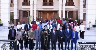  البابا تواضروس يستقبل وفدًا إعلاميًا إفريقيا بالكاتدرائية