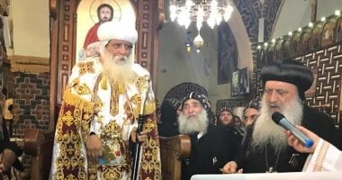 مطران طنطا يترأس قداس تجليس الأنبا متاؤوس أسقفا على دير أخميم بسوهاج