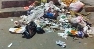 تراكم القمامة فى شارع البطل أحمد عبد العزيز بالمهندسين ومطالب برفعها